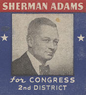 Representative Sherman Adams - New Hampshire Republican
