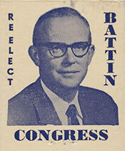 Representative James Franklin Battin - Montana Republican