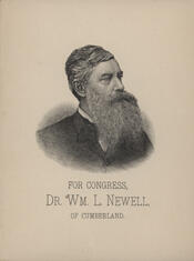 Representative William Augustus Newell - New Jersey Republican