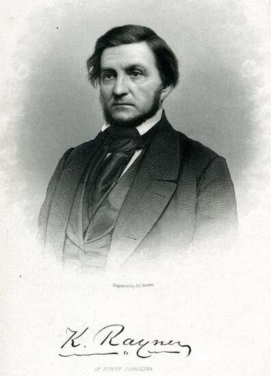 Representative Kenneth Rayner - North Carolina Whig