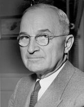 Senator Harry S. Truman - Missouri Democratic