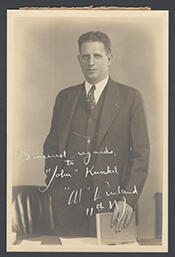 Representative Albert Lincoln Vreeland - New Jersey Republican