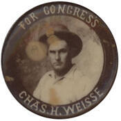 Representative Charles Herman Weisse - Wisconsin Democratic