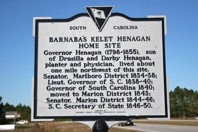 Governor Barnabas Kelet Henagan - South Carolina Democratic