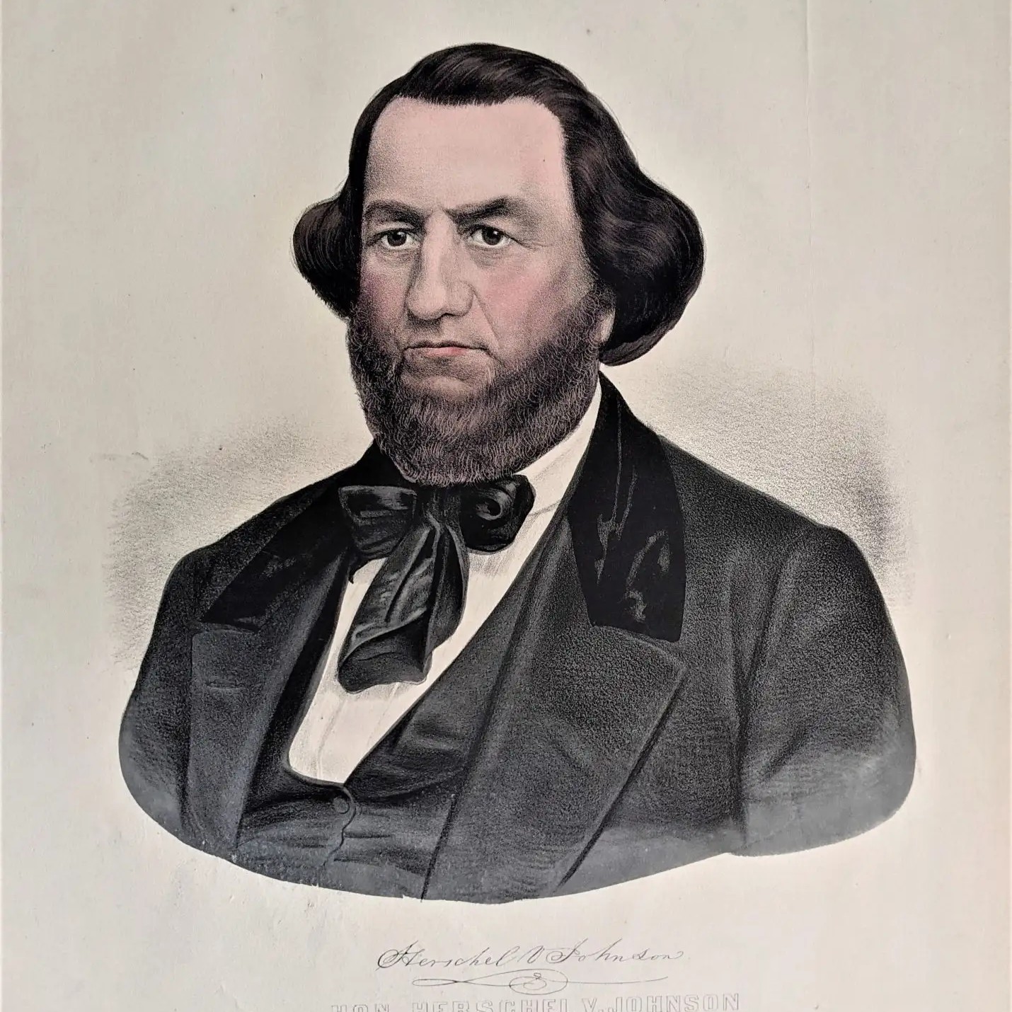 Governor Herschel Vespasian Johnson - Georgia Democratic