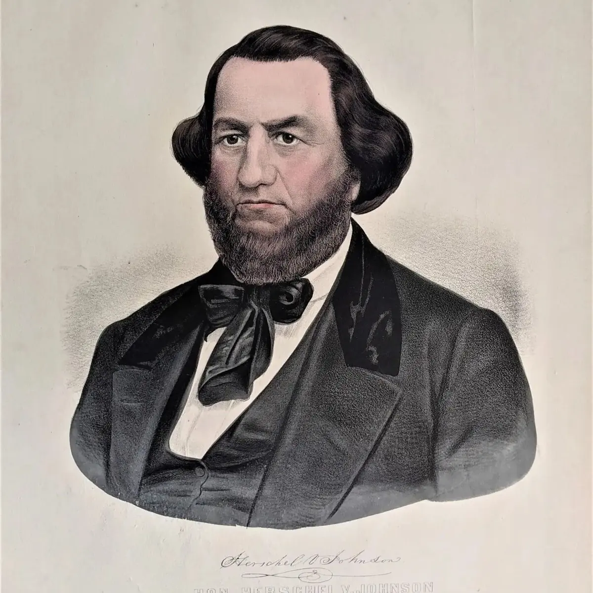 Governor Herschel Vespasian Johnson - Georgia Democratic