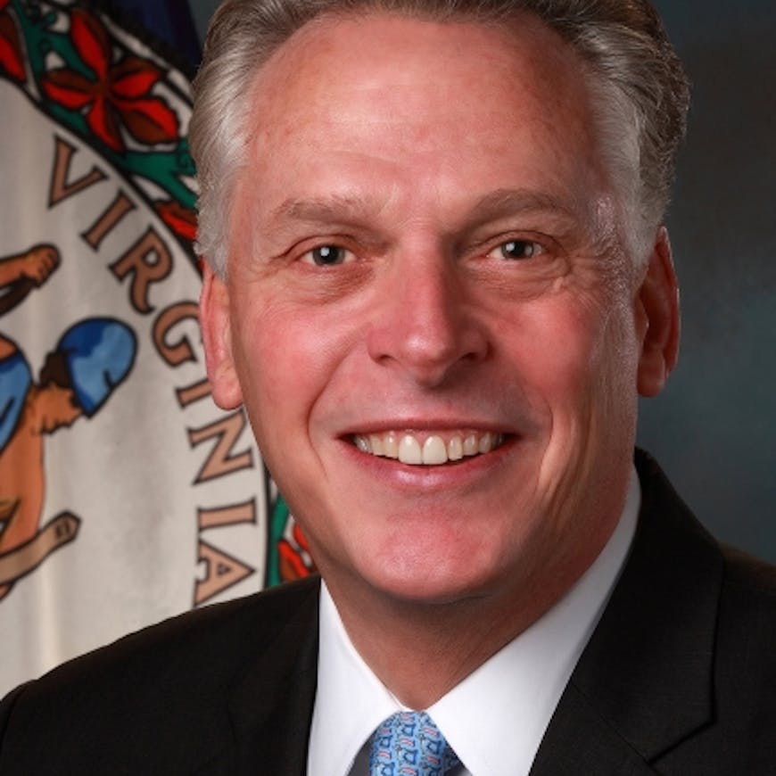 Governor Terry McAuliffe - Virginia Democratic