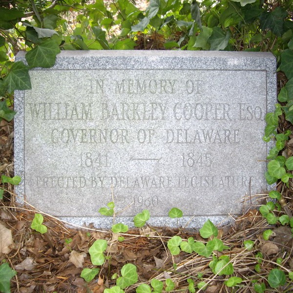 Governor William Barkley Cooper - Delaware Whig